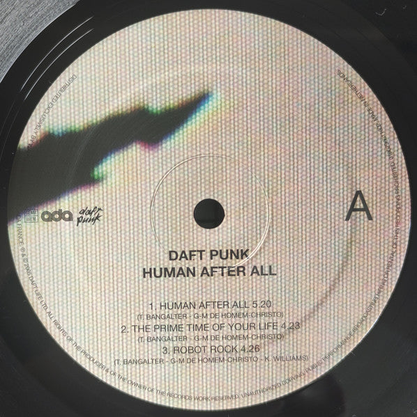 Daft Punk – Human After All (2 x LP) 2022 repress – Redrum Records