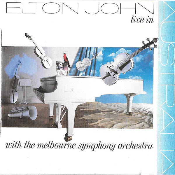ELTON JOHN - LIVE IN AUSTRALIA 1989 CD VERY RARE MADE IN BRAZIL