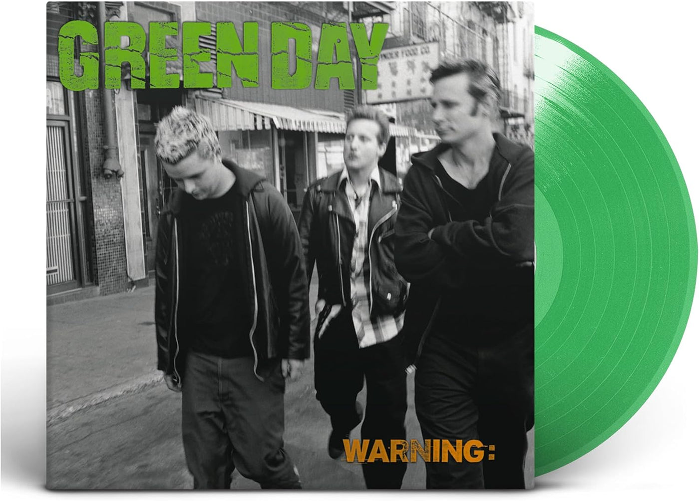 Green Day ‎– Warning: (NEW PRESSING)-green vinyl