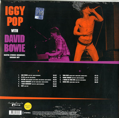 Iggy Pop & David Bowie Best of Live at Mantra Studios Broadcast 1977 (NEW PRESSING)