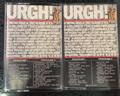 Various – URGH! A Music War (2xCassette)