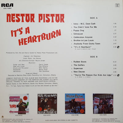 Nestor Pistor – It's A Heartburn ( 'Pepto Bismol' Pink Vinyl)