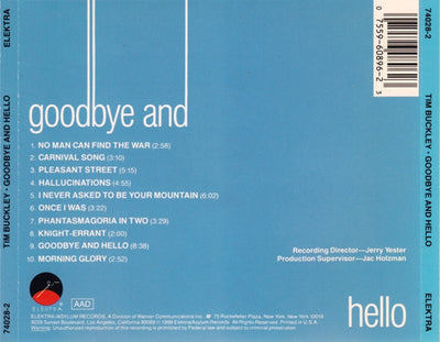 Tim Buckley – Goodbye And Hello (CD ALBUM)