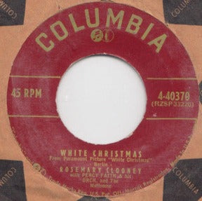 Rosemary Clooney ‎– White Christmas / Count Your Blessings Instead Of Sheep(7", 45 RPM, Single)
