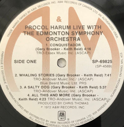 Procol Harum In Concert With The Edmonton Symphony Orchestra – Live (Canadian Reissue)