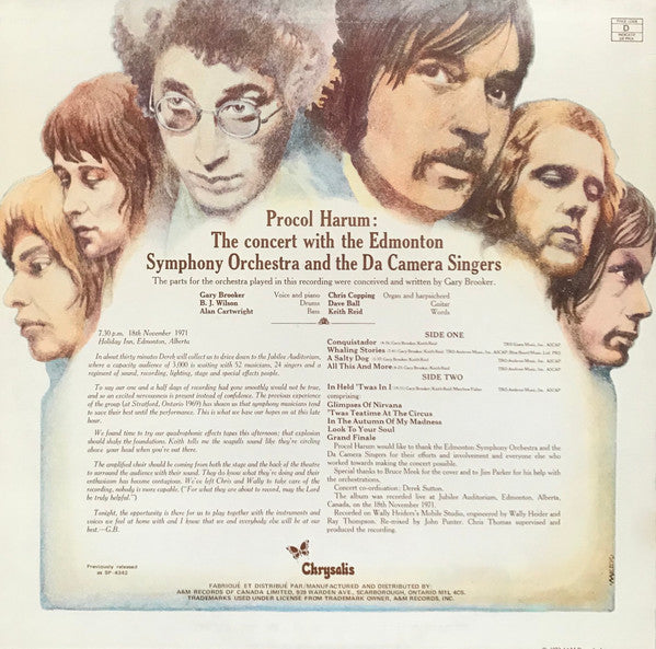 Procol Harum In Concert With The Edmonton Symphony Orchestra – Live (Canadian Reissue)