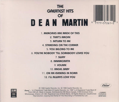Dean Martin – The Greatest Hits Of (CD Album)