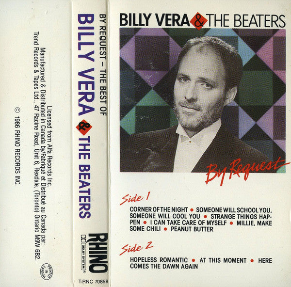 Billy Vera & The Beaters – By Request (The Best Of Billy Vera & The Beaters) (CASSETTE)