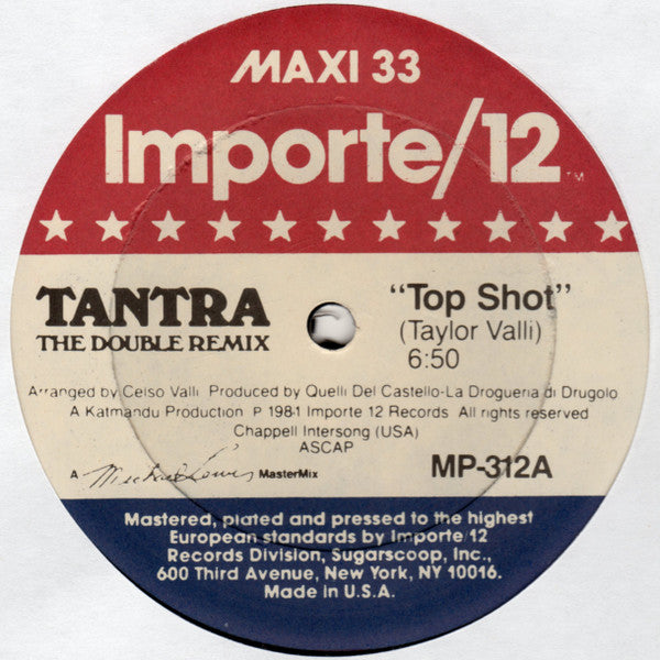 Tantra – The Double Remix (12" Single)