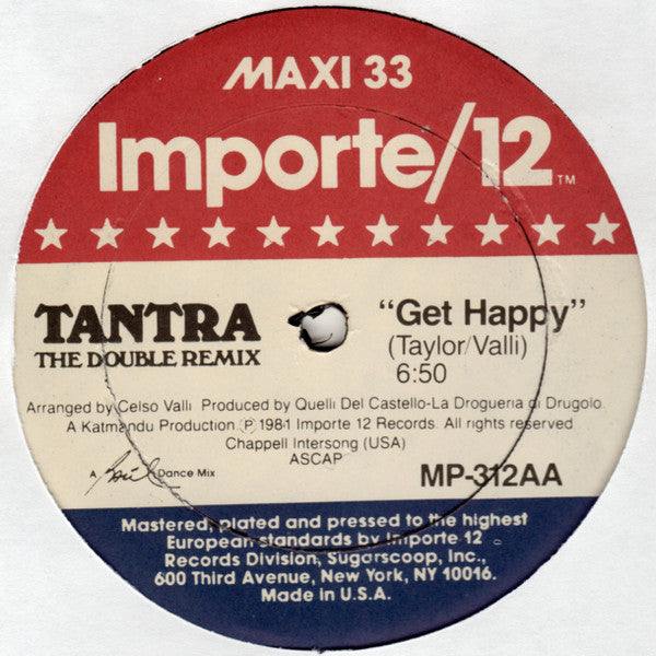 Tantra – The Double Remix (12" Single)