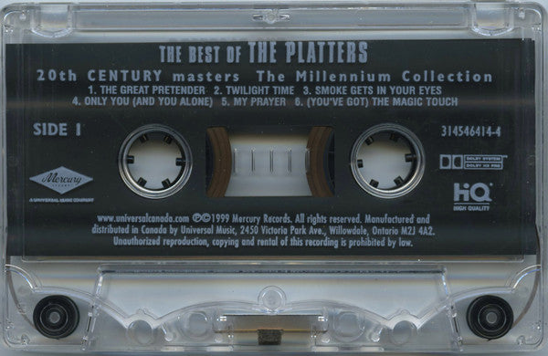 The Platters – The Best Of The Platters (CASSETTE)