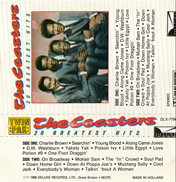 The Coasters – 20 Greatest Hits (CASSETTE)