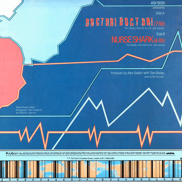 Thompson Twins – Doctor! Doctor! (12" Extended Version)
