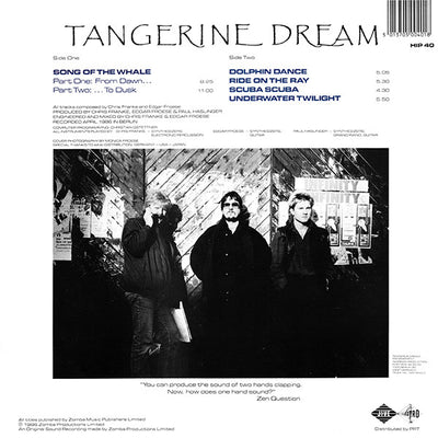 Tangerine Dream – Underwater Sunlight (European Pressing)