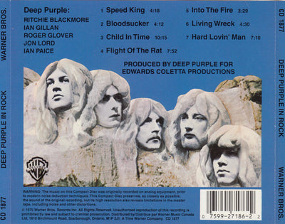 Deep Purple – In Rock (CD Album)