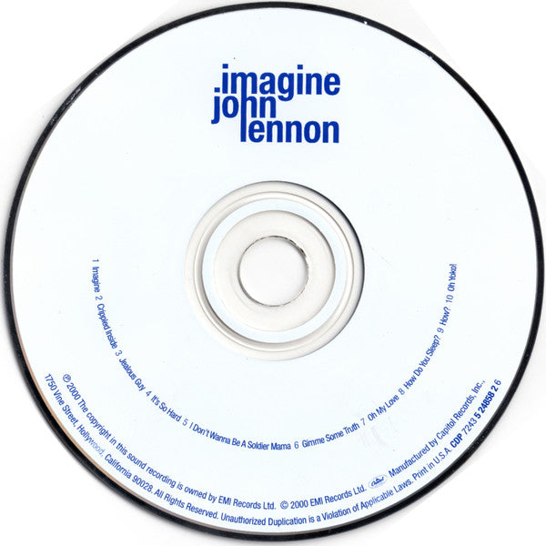 John Lennon – Imagine (CD ALBUM) Reissue