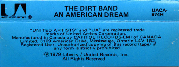 The Dirt Band – An American Dream (CASSETTE)