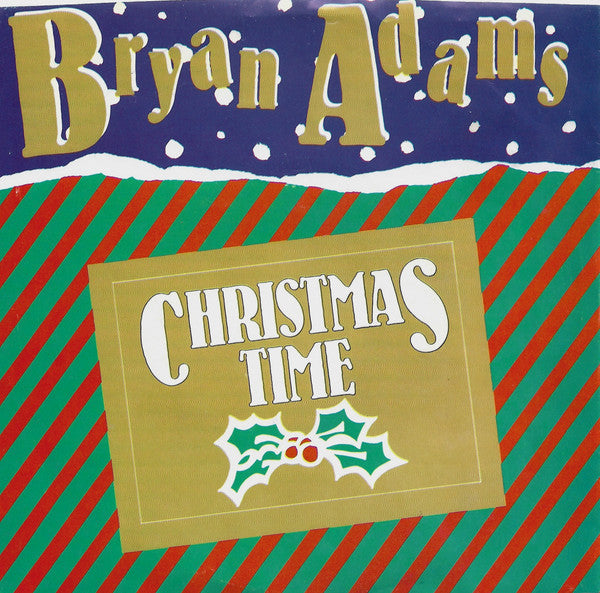 Bryan Adams – Christmas Time  ( 7", Single, Green)