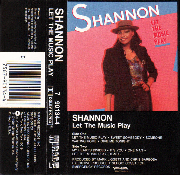 Shannon – Let The Music Play (CASSETTE)