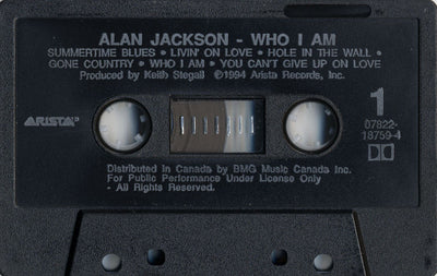 Alan Jackson – Who I Am (CASSETTE)