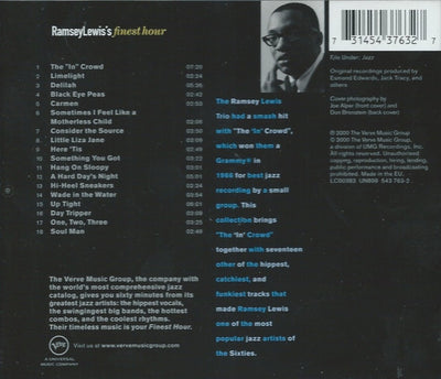 Ramsey Lewis – Ramsey Lewis's Finest Hour (CD ALBUM)