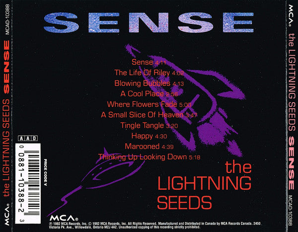 The Lightning Seeds  – Sense (CD ALBUM)