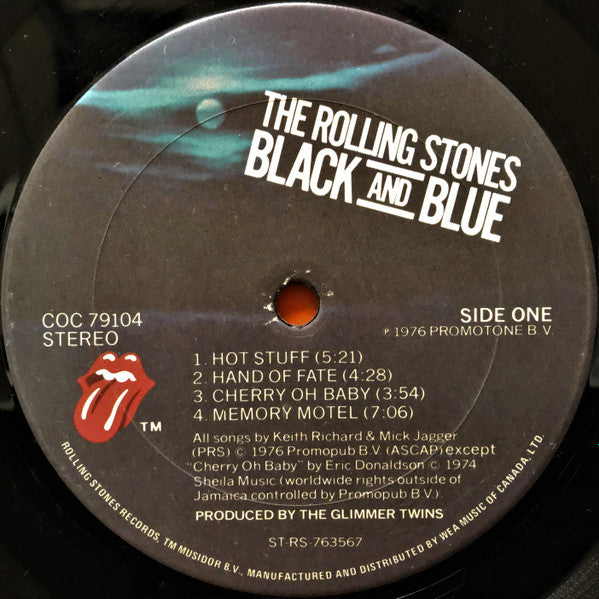 The Rolling Stones ‎– Black And Blue (No Maple Leaf On Back Of Cover)