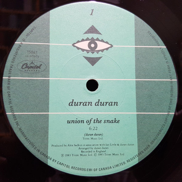 Duran Duran ‎– Union Of The Snake (12" SINGLE)