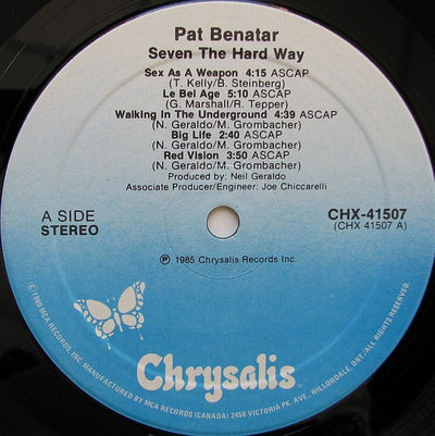 Pat Benatar ‎– Seven The Hard Way