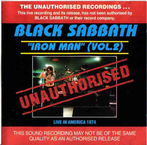 Black Sabbath – "Iron Man" (Vol. 2) -Bootleg (CD Album) made in Australia