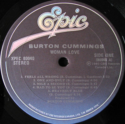 Burton Cummings ‎– Woman Love