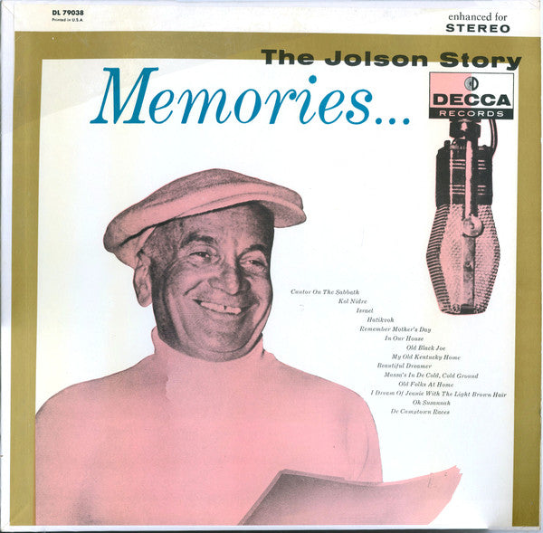 Al Jolson – The Jolson Story - Memories ... – Redrum Records