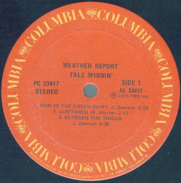 Weather Report – Tale Spinnin' (Canadian Reissue)