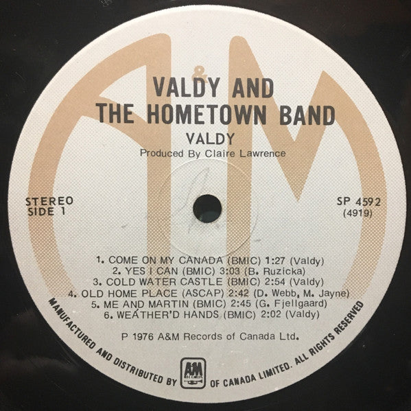 Valdy And The Hometown Band – Valdy And The Hometown Band