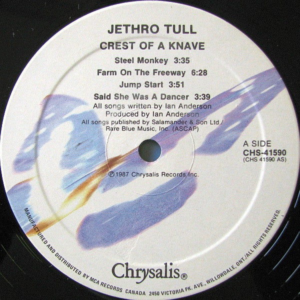 Jethro Tull ‎– Crest Of A Knave
