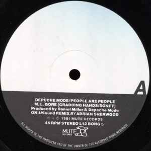 Depeche Mode – People Are People (ON-USound Remix By Adrian Sherwood) 12" 45 RPM single Limited Edition individually numbered