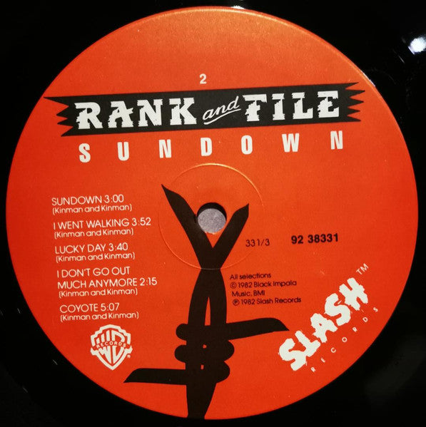 Rank And File – Sundown