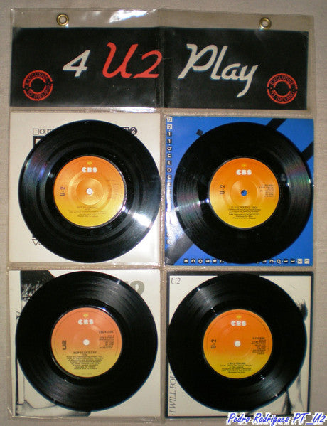 U2 – 4 U2 Play (4 x Vinyl, 7", Exclusive to Ireland)