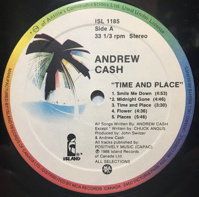 Andrew Cash – Time And Place