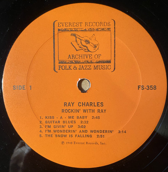 Ray Charles – Rockin' With Ray (US Pressing)