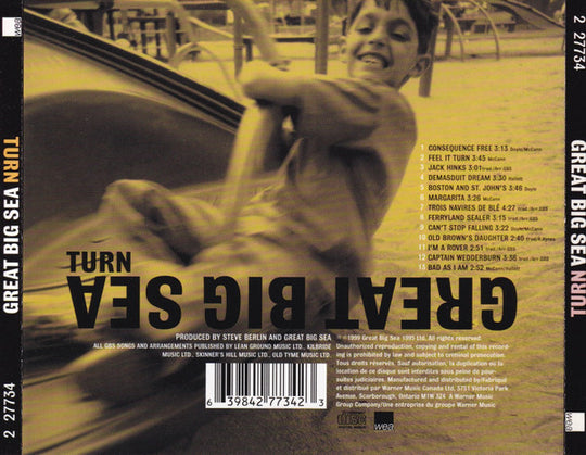 洋楽 D-Jack A Soldier's Mind CD Great Big Sea – Turn (CD Album) – Redrum Records