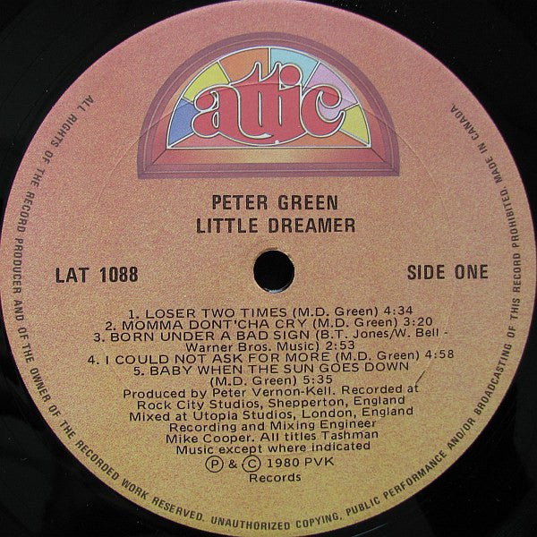 Peter Green – Little Dreamer