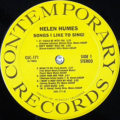 Helen Humes – Songs I Like To Sing!