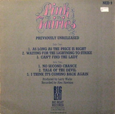 Pink Fairies – Previously Unreleased (UK Pressing, 45 RPM)