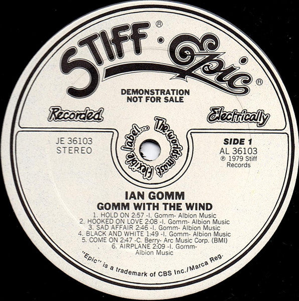 Ian Gomm ‎– Gomm With The Wind