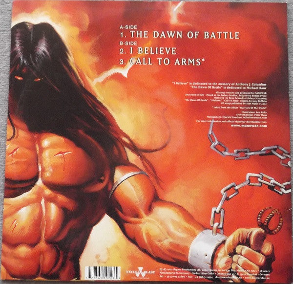 Manowar – The Dawn Of Battle (Limited Edition Picture Disc, Germany Pressing)