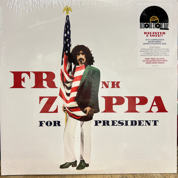 Frank Zappa - Zappa For President (2 LP red, white, and blue splatter) [RSD24] NEW PRESSING (Copy)