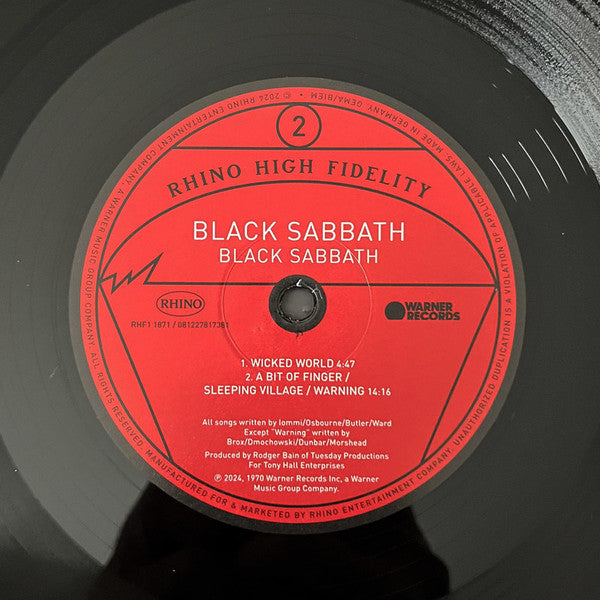 Black Sabbath – Black Sabbath ( Limited Edition, Numbered, 2024