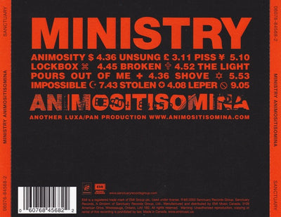 Ministry – Animositisomina (CD ALBUM)