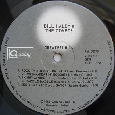 Bill Haley ‎– Greatest Hits